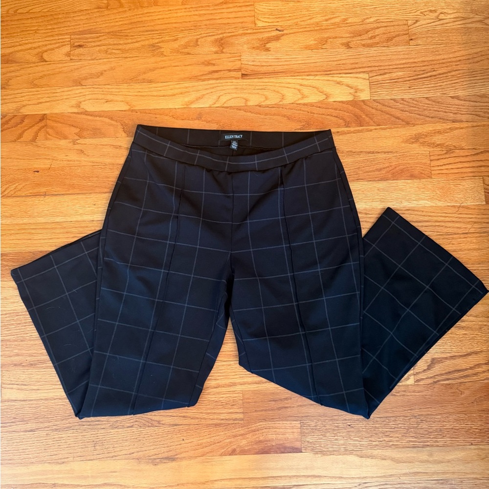 Black Checkered Pants